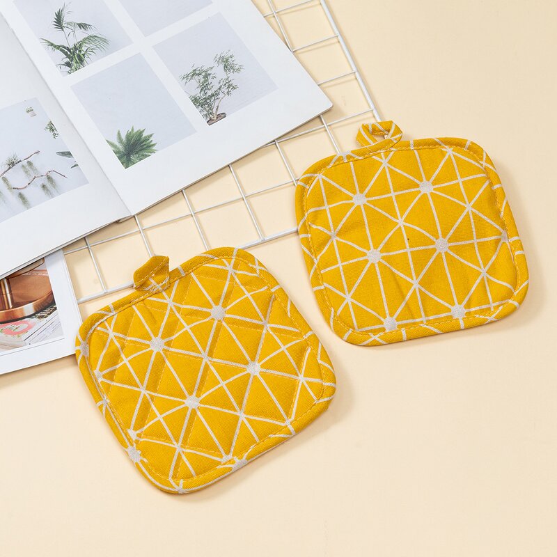 Oven Mitts Supplier - Polyester/cotton Heat Insulated Microwave Cake Shop Baking