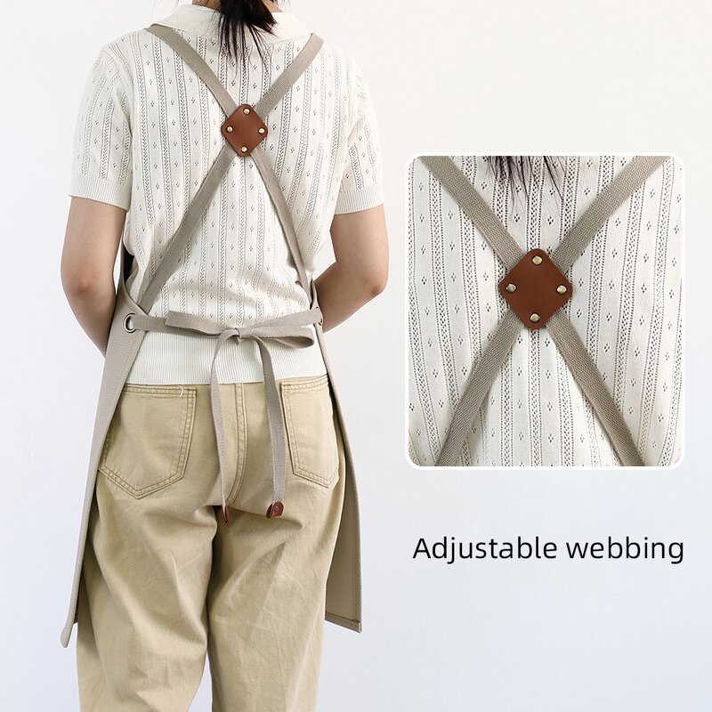 Waterproof PU Apron Supplier - Cross Shoulder Strap Adjustable Barber Shop