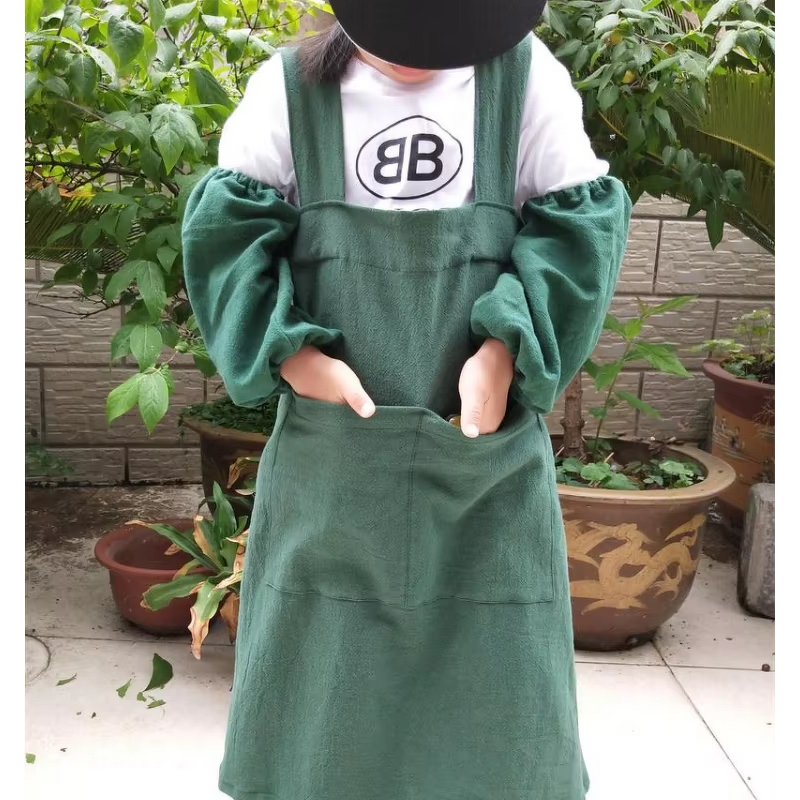 Baby Kids Bib Apron Supplier - Customized Long Sleeve Polyester Waterproof Sublimation