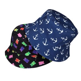 Casual Bucket Hat Manufacturer - Unisex Summer Customized Floral Logo Fruit Daily