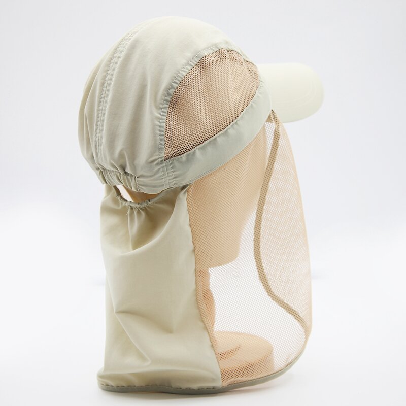 UV Protection Sports Hat Factory - Lightweight Mesh with Removable Neck Flap Hiking