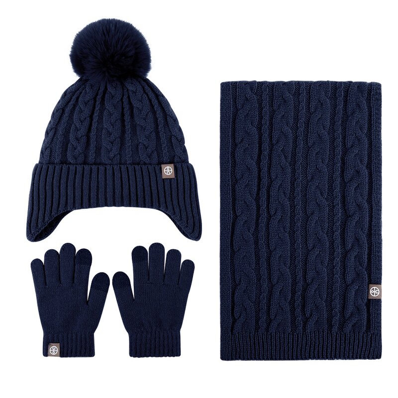 Children's Winter Set Supplier - Wholesale Three Pieces Sets Beanie Scarf Gloves