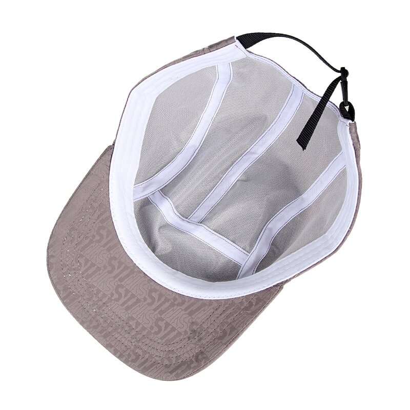 Custom Polyester Camp Cap Supplier - 5 Panel Logo Style Snapback Flat Brim