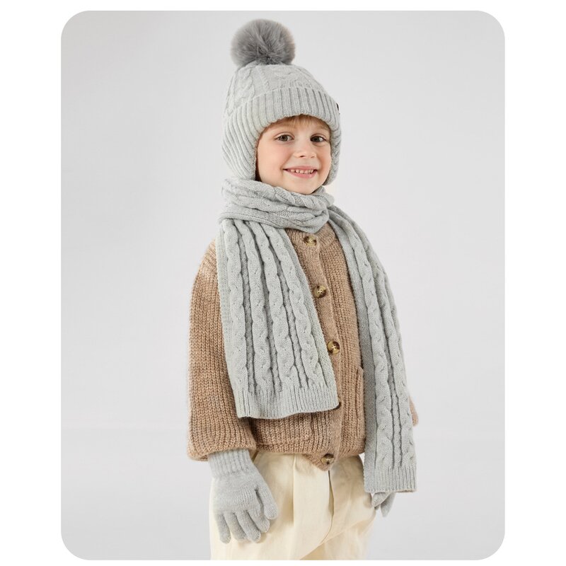 Children's Winter Set Supplier - Wholesale Three Pieces Sets Beanie Scarf Gloves