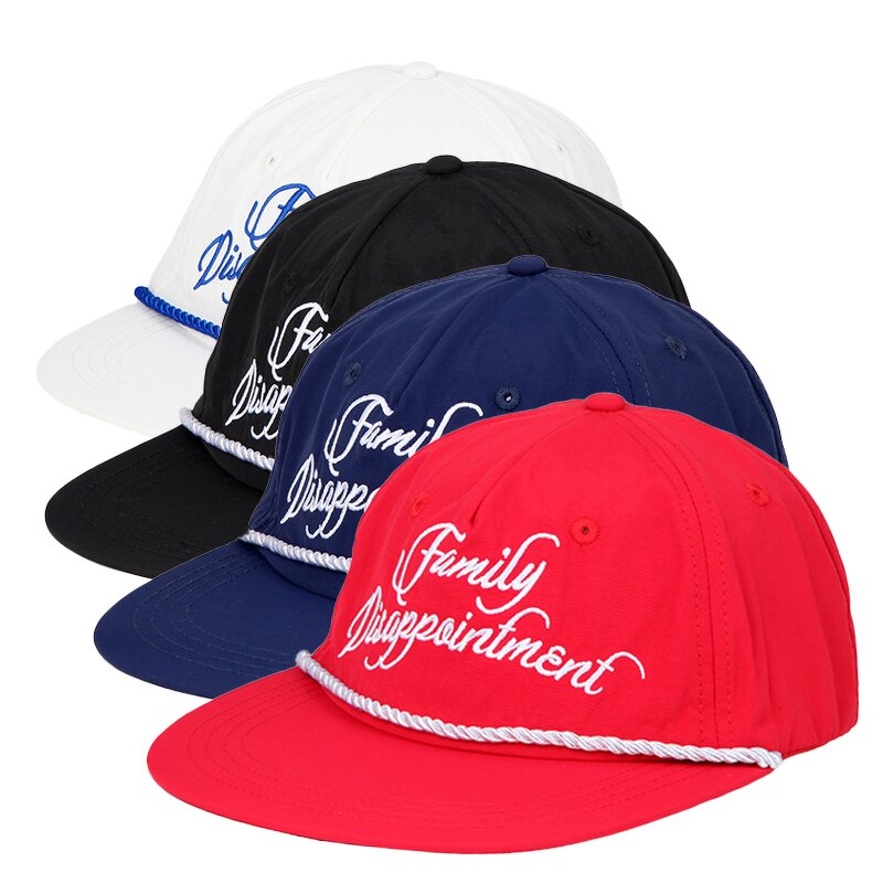 Nylon Snapback Cap Manufacturer - Unisex Custom Unstructured 5 Panel Raised Embroidery