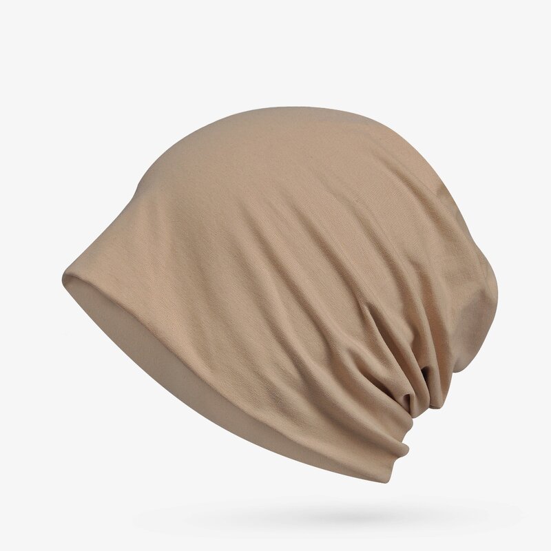 Cotton Beanie Supplier - Unisex Custom Jersey Slouchy Hats Solid Colour