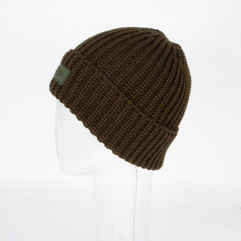 Acrylic Beanie Supplier - Unisex Winter 100% Knitted With Custom Logo