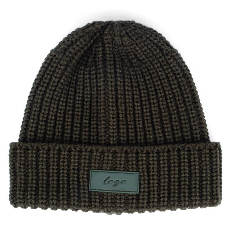 Acrylic Beanie Supplier - Unisex Winter 100% Knitted With Custom Logo