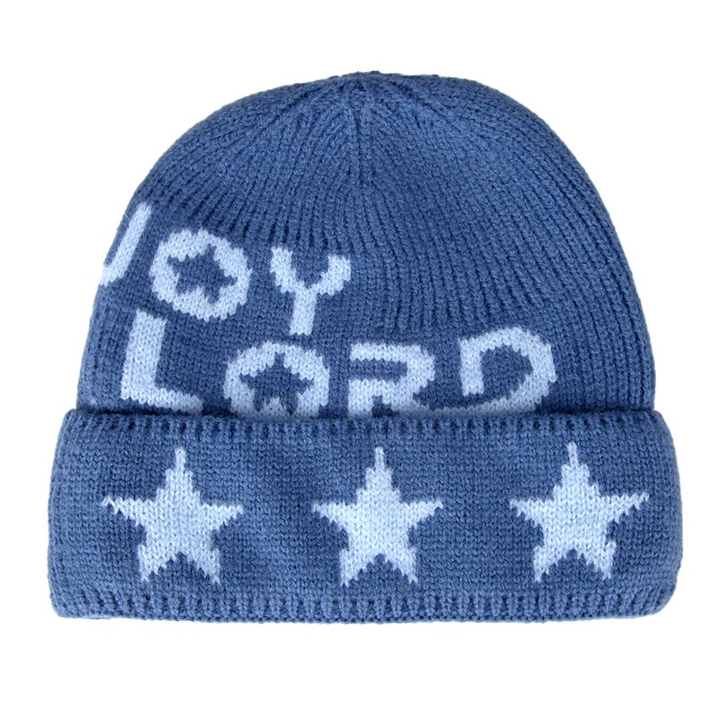 Jacquard Kids Beanie Set Manufacturer - Cute Star Knitted Skull Neck Warmer Scarf