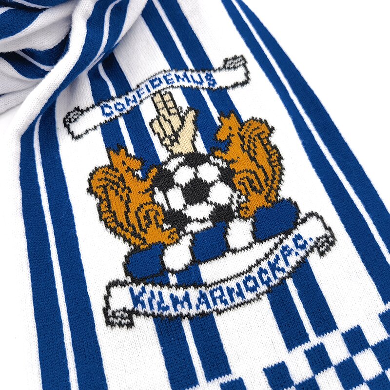 Soccer Scarf Manufacturer - Premium Quality Sports Team Custom Logo Jacquard Knitted