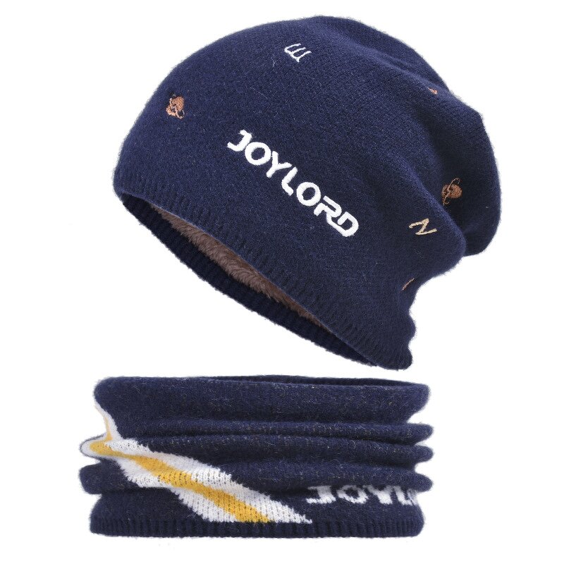 Winter Hat Set Supplier - Factory Wholesale Knitted Hat Neck Warmer Scarf Boys
