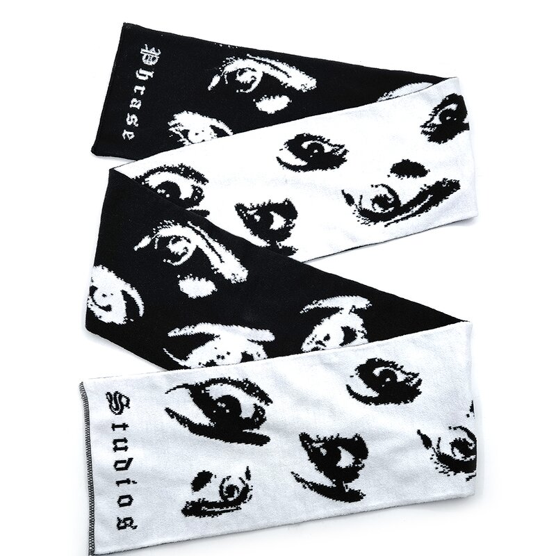 Soccer Scarf Manufacturer - Premium Quality Sports Team Custom Logo Jacquard Knitted