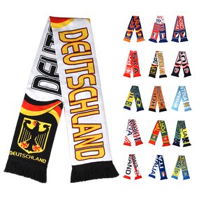 Sports Team Scarf Manufacturer - Personalized Football Soccer Club Country Name Knit
