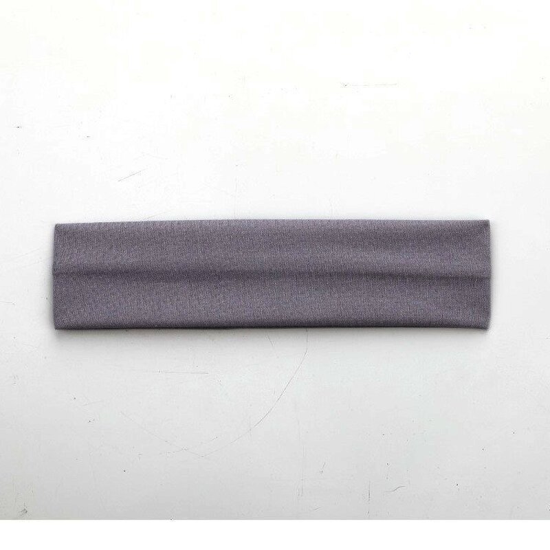 Yoga Sports Headband Supplier - New Style Sweat-proof Solid Color With Elastic Design