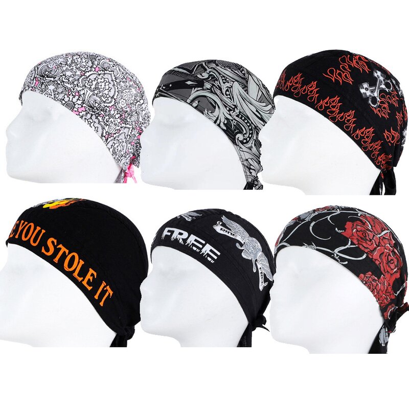 Sports Turban Bonnet Factory - Wholesale 100% Cotton Hip Hop Head Scarf Breathable