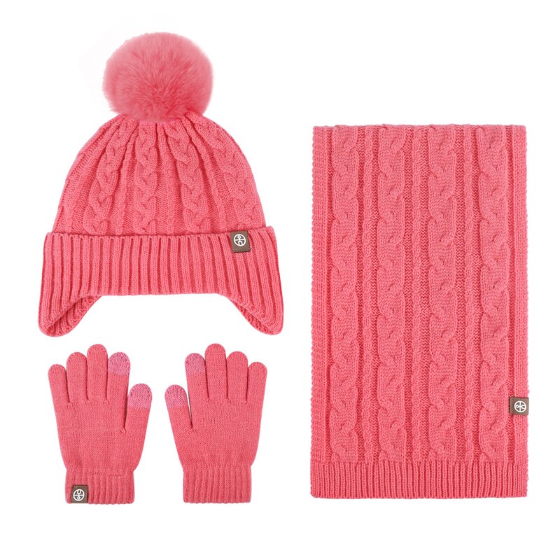Children's Winter Set Supplier - Wholesale Three Pieces Sets Beanie Scarf Gloves