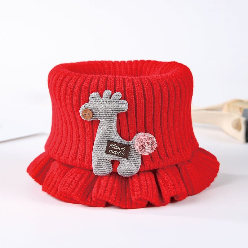 Winter Scarf for Kids Supplier - Best-Selling Jacquard Knitted Cheap Circle Neckerchief