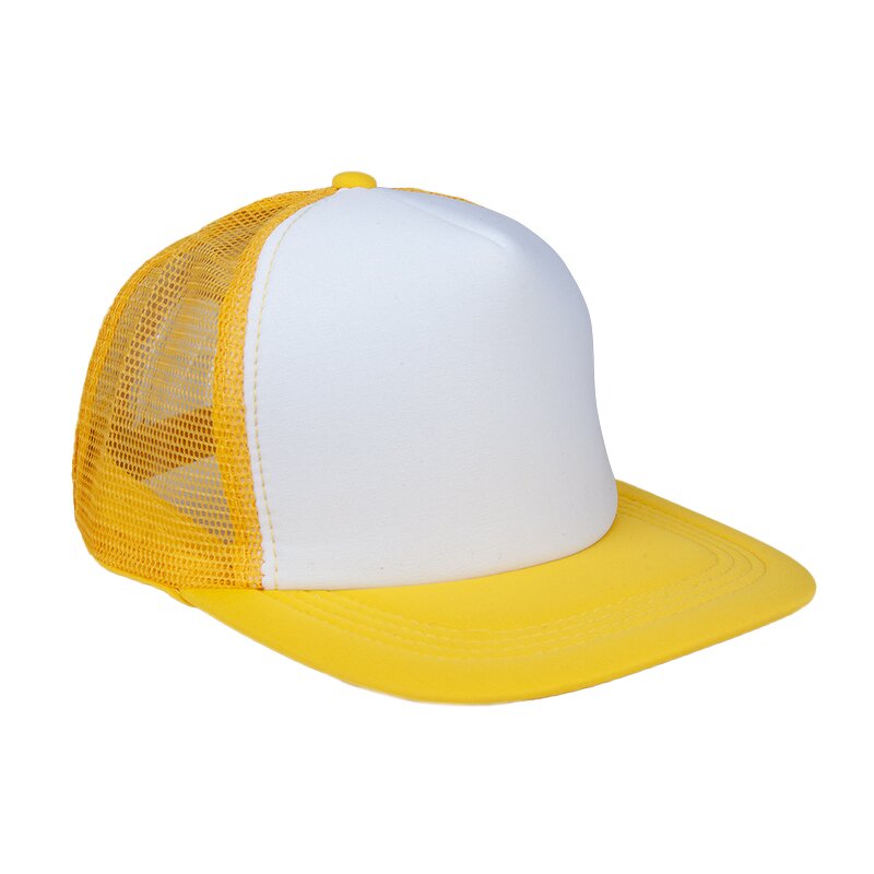 Sublimation Trucker Hats Supplier - Mens Women 5 Panel Polyester Foam Mesh Baseball