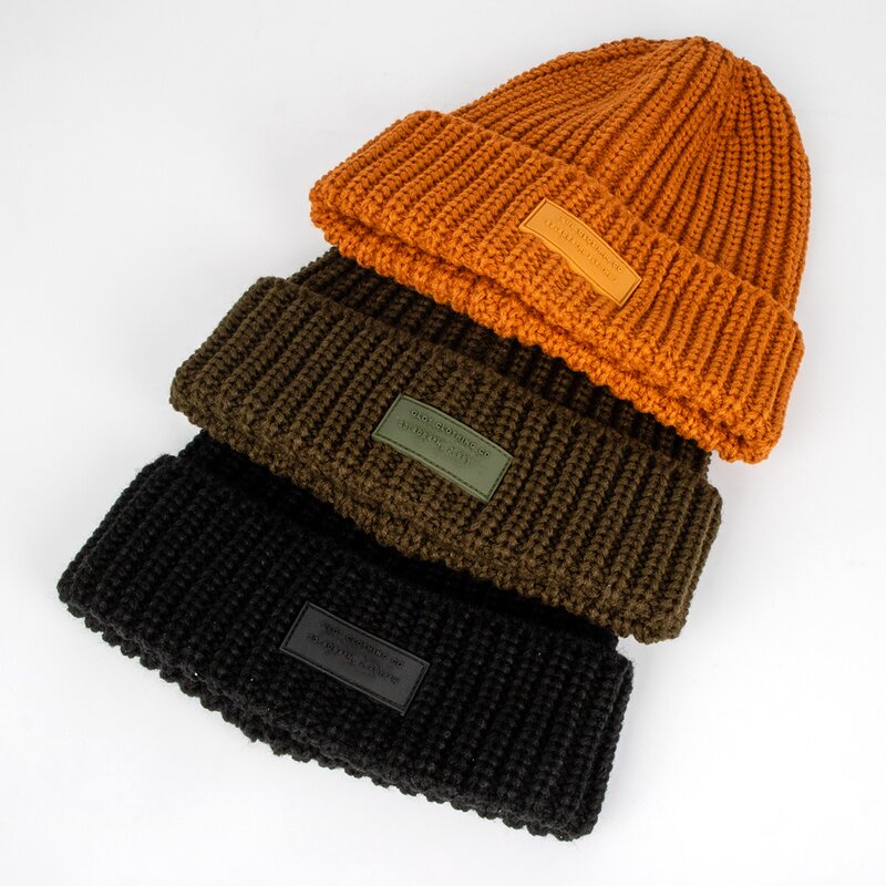 Acrylic Beanie Supplier - Unisex Winter 100% Knitted With Custom Logo