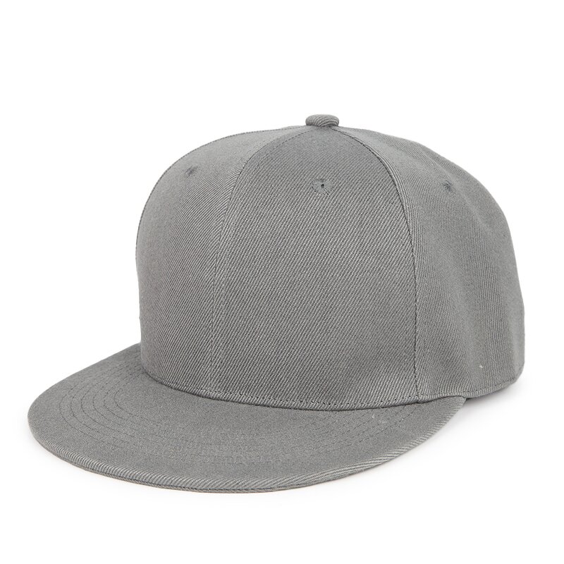 Snapback Cap Manufacturer - Customized Logo Cotton Twill Structured Flat Brim 6 Panel