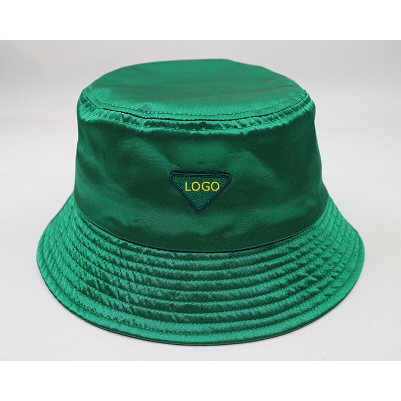 Luxury Bucket Hat Supplier - Women Fashion High Quality Custom Color Silk Satin PU