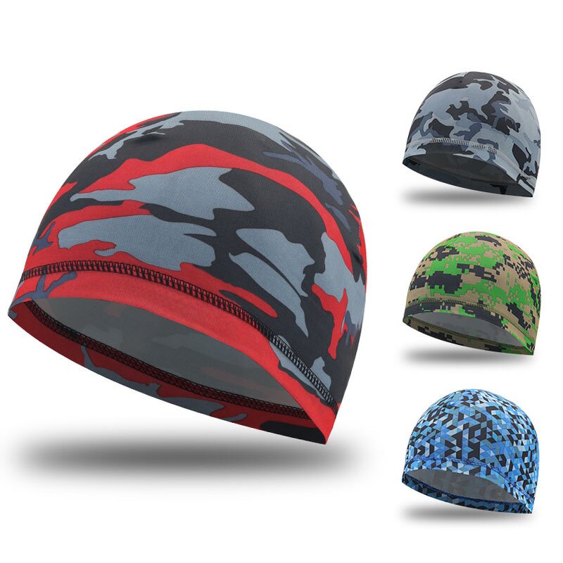 Cycling Skull Cap Manufacturer - Motorcycle Cooling Ice Silk Quick Dry Camouflage