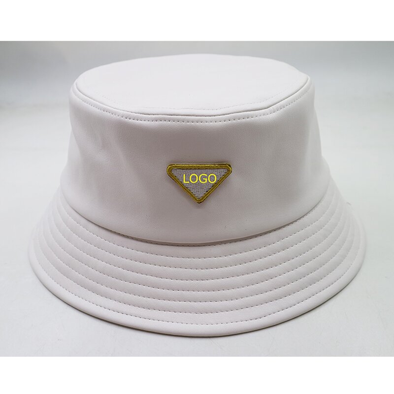Luxury Bucket Hat Supplier - Women Fashion High Quality Custom Color Silk Satin PU