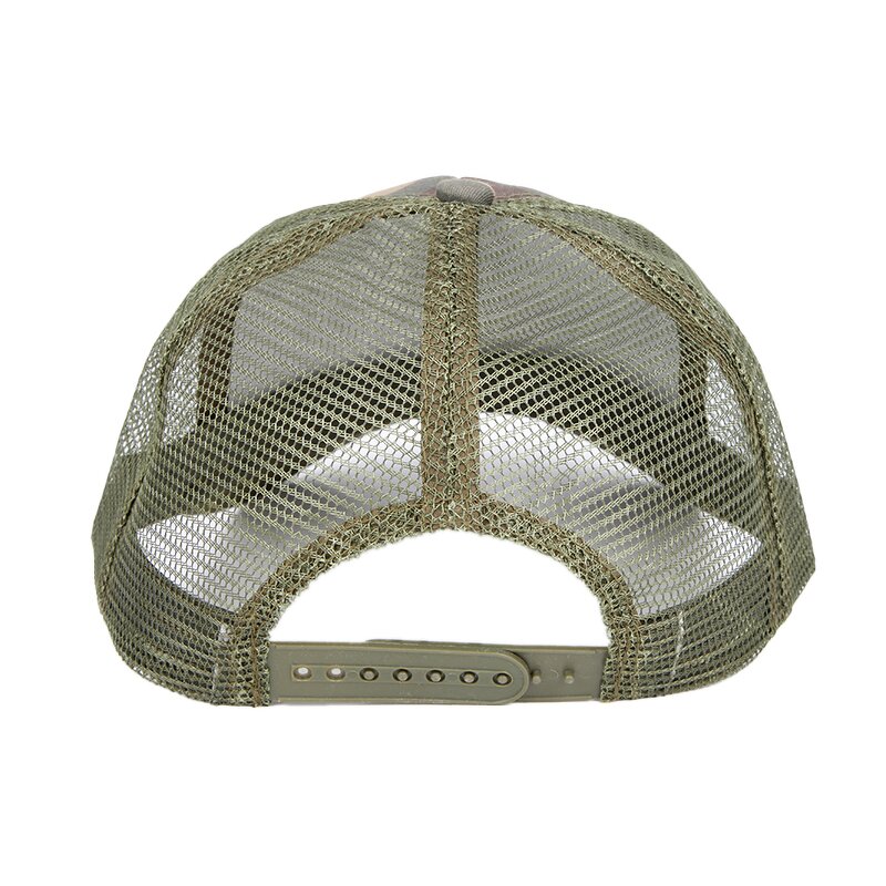 Camo Trucker Cap Factory - Custom Pre-Curved Brim Cotton Snapback Stylish 5-Panel