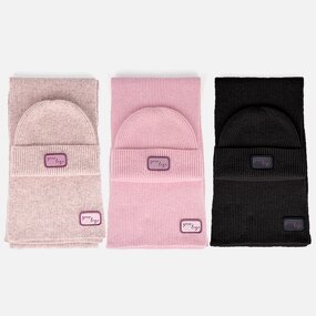Wool Beanie Set Manufacturer - Wholesale Fashionable Winter Knitted Hat Scarf Set