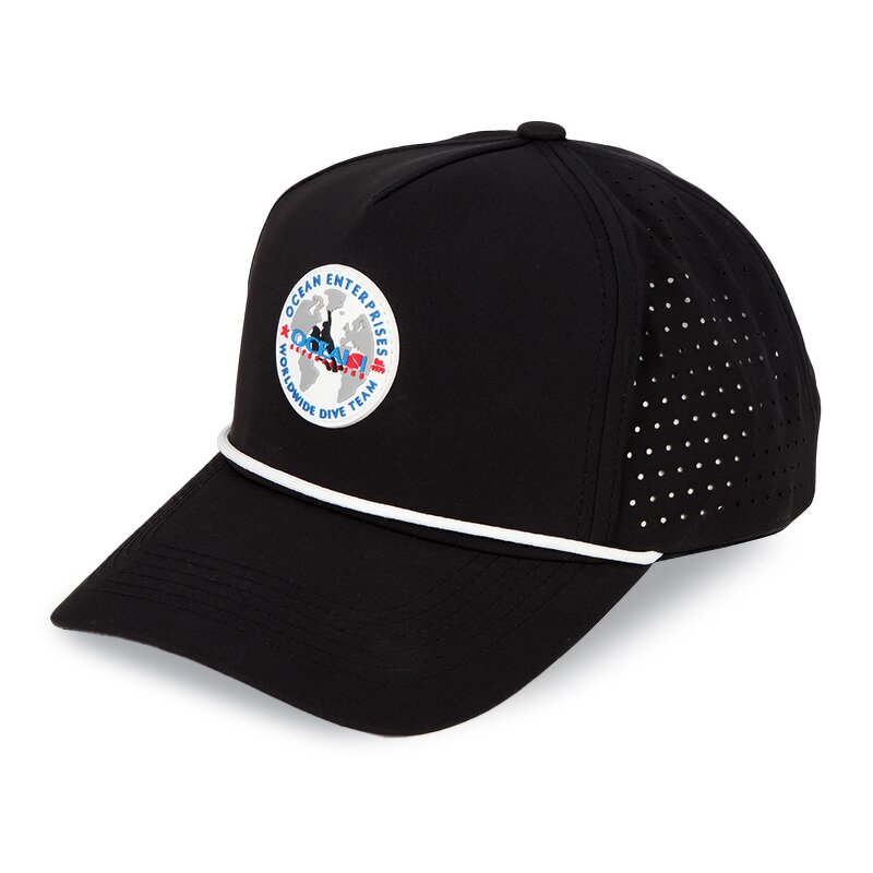 Punching Holes Golf Cap Supplier - Custom Fashionable Baseball With Laser Cut Beach
