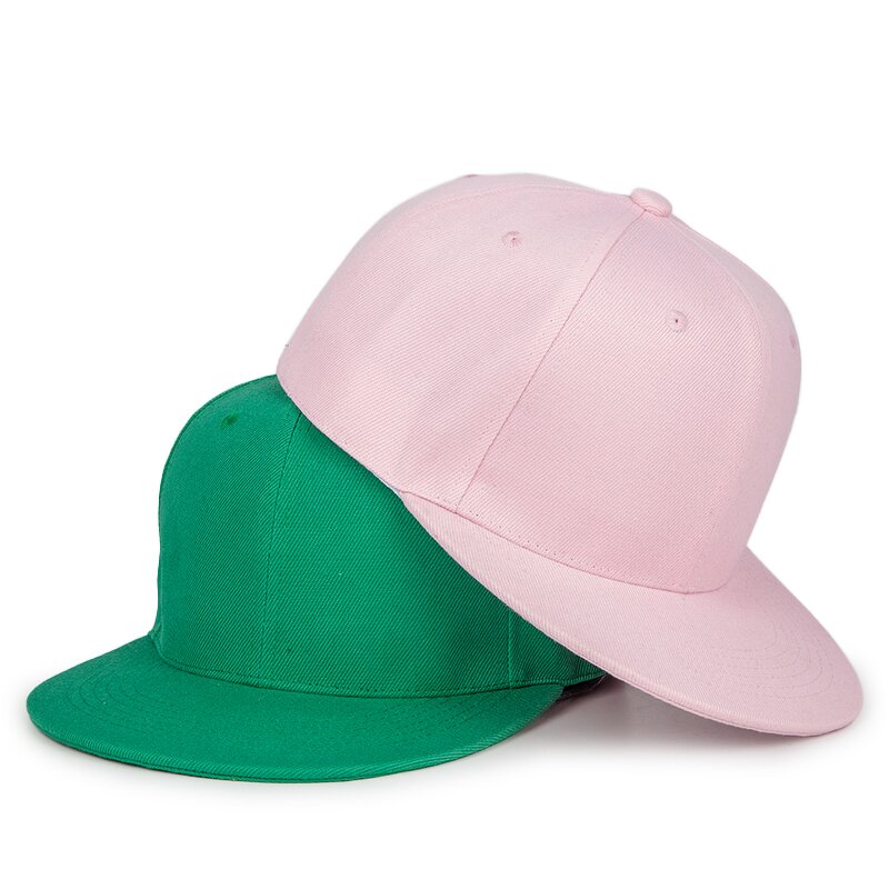 Cotton Twill Snapback Factory - Customized Logo Structured Flat Brim Sport 6 Panel