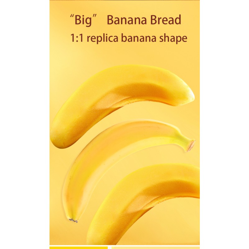 2kg Wholesale Hot Selling Custom Soft Banana Bread Breakfast Cake Whole Box Wheat Flour Soft Bread with Sweet Fillings