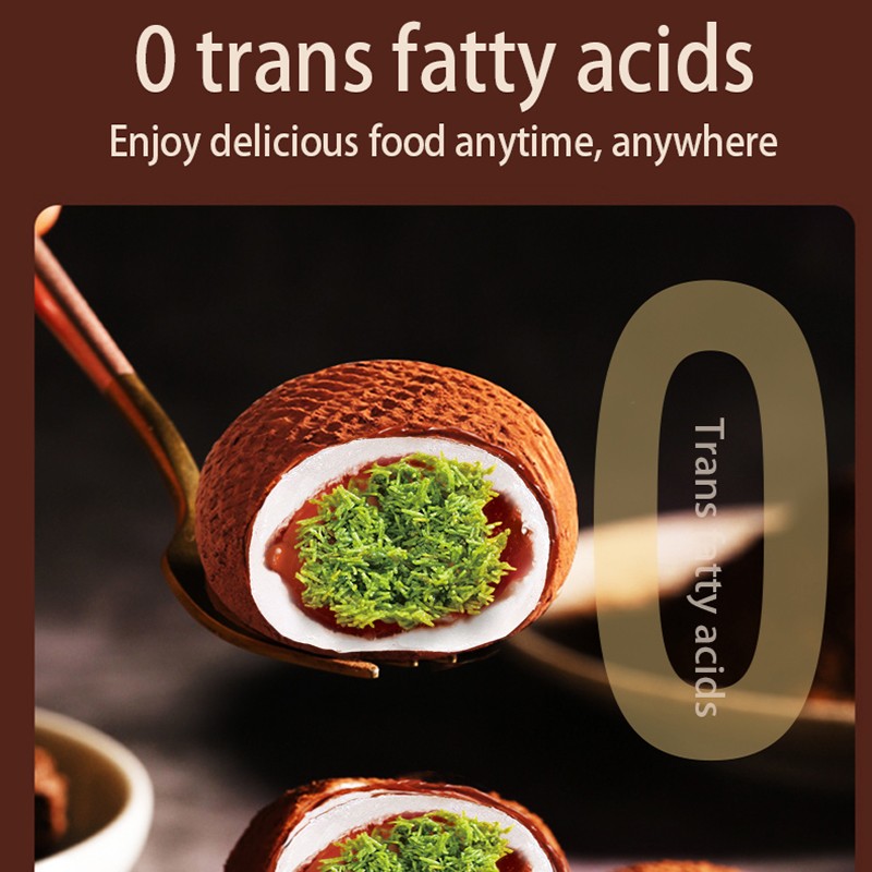 Dubai Style Shen Qiao FuTuan Pistachio Jam Stuffed Glutinous Rice Balls Mochi Cake Chocolate Flavor Snow Mei Niang