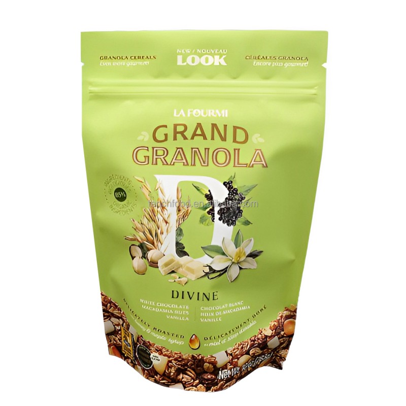 Doypack High Barrier Nuts Stand up Zipper Pouch for Dried Fruit Food Packaging