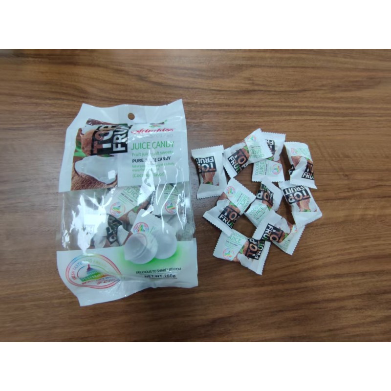 Malay Style Coconut Flavored Gummies Wedding Candies Halal Certified Soft Candy Coconut Gummy Candy Coconut Fragrant Soft Sweet