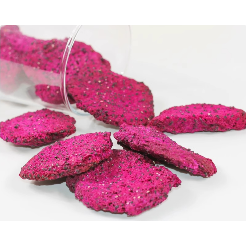 Bulk Freeze Dried Pitaya Sublimated Fruit Sample Free Wholesale Freeze Dried Dragon Fruit Direct FD Fruit Factory Custom Package