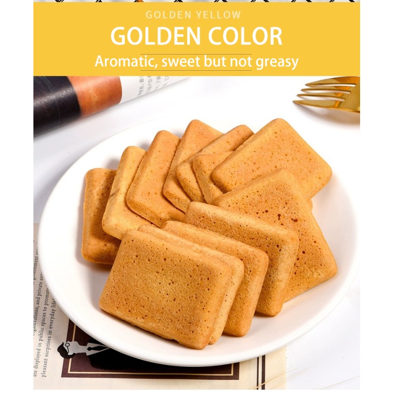 Solid Snack Packaging Dry Baked Cake Whole Box Eggs Fried Cookies for Casual Breakfast and Binge Watching Satisfying Snacks