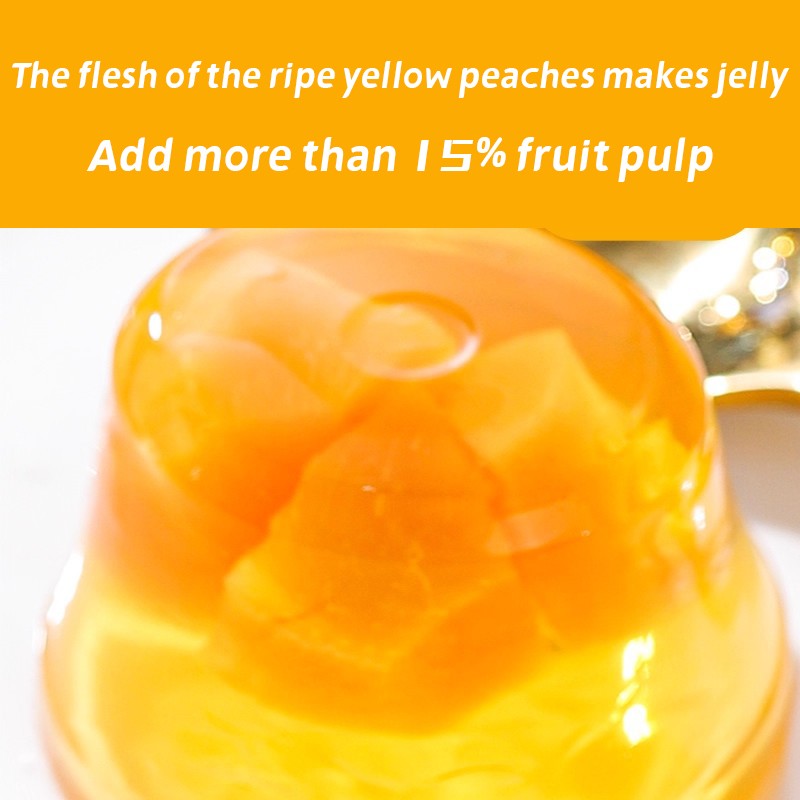 Children's Fruit-Flavored Jelly Capsules Internet Celebrity Snacks Mixed Fruity Jelly Cups Bulk Fruit Pulp Jello