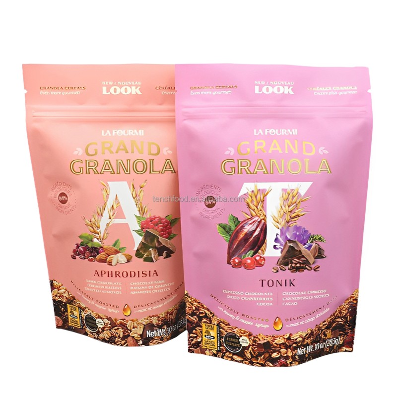 Doypack High Barrier Nuts Stand up Zipper Pouch for Dried Fruit Food Packaging