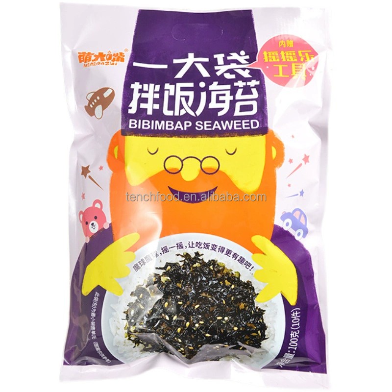 High Grade Korean Organic Dried Seaweed Flakes Sushi Nori Bibimap Rice Mate for Kids Roasted and Dried Processed