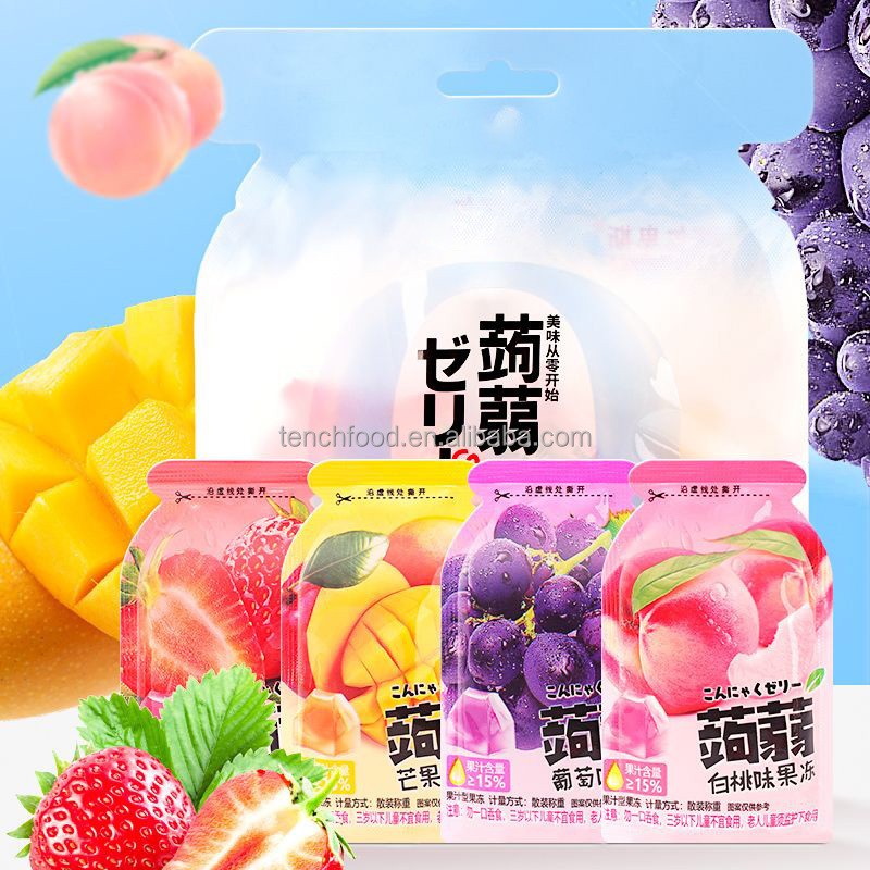 Zero Sugar Flavored Konjac Jelly Drinkable Vitamin C Vegan Indonesia Jelly Drink