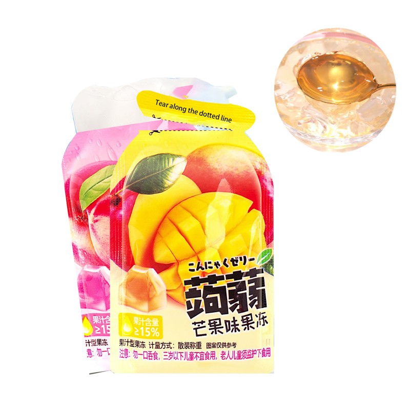 Ready to Eat Konjac Jelly Customized Flavor Natural Diet Weight Control Slimming Konjac Jelly