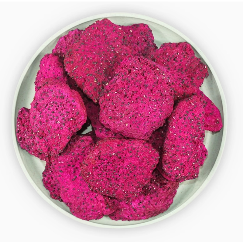 Bulk Freeze Dried Pitaya Sublimated Fruit Sample Free Wholesale Freeze Dried Dragon Fruit Direct FD Fruit Factory Custom Package