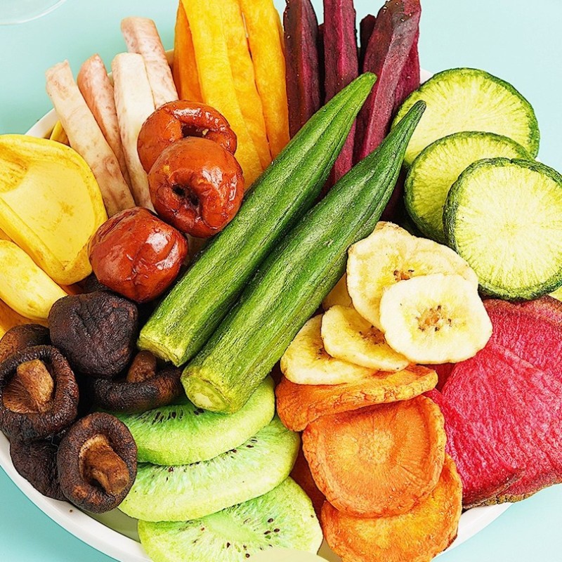 Wholesale Healthy Snacks Leisure Foods Crispy Mixed Dried Fruit and Vegetables 250g Mixed Dried Fruit & Vegetable Snacks