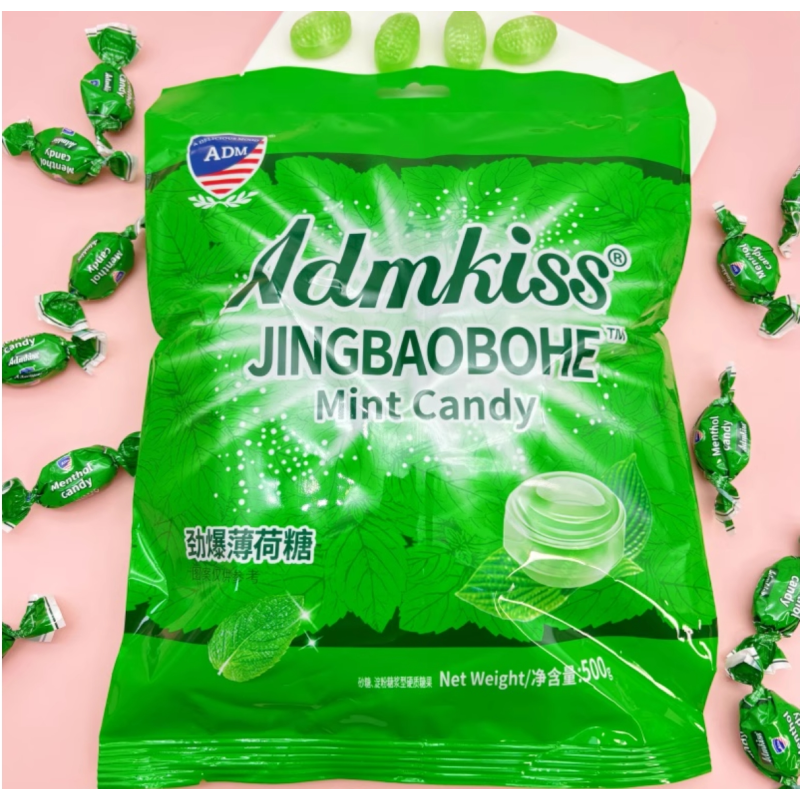 Explosive Mint Hard Candy for Weddings Business Hospitality Throat Moistening Casual Snack Menthol Candy Strong Mint Hard Sweet