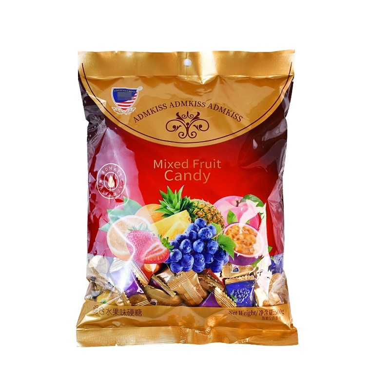 Factory OEM Halal Mango Flavored Soft Candies Tropical Assorted Fruit Mix  Chewy Candy