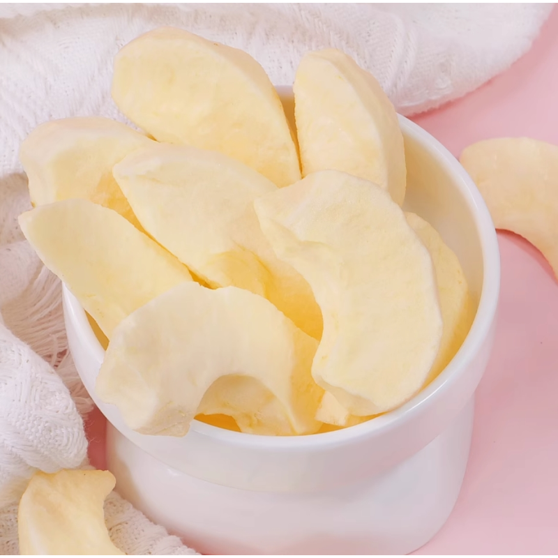 Organic Freeze-Dried Apple Fruit Snack Healthy Nutritious Direct Factory Supply Sweet Taste Bulk Packaging Wholesale FD Apple