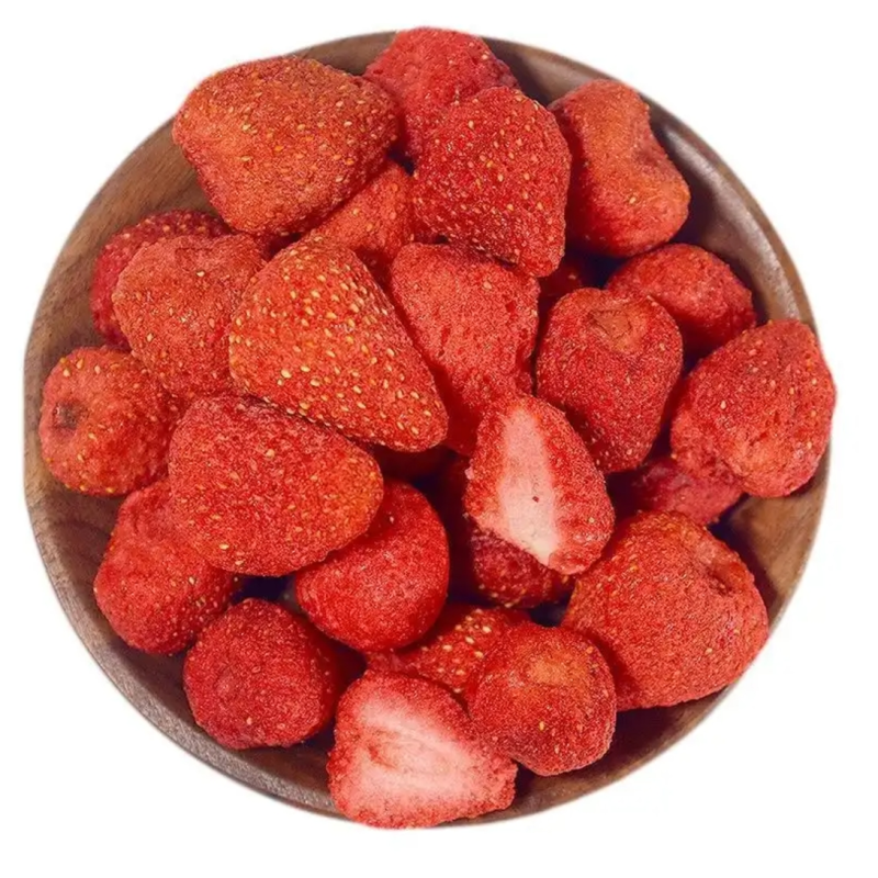 Freezed Dry Strawberry  Whole  Half Sliced Strawberry Dried Fruits and Vegetables Freeze Fruit in Bulk