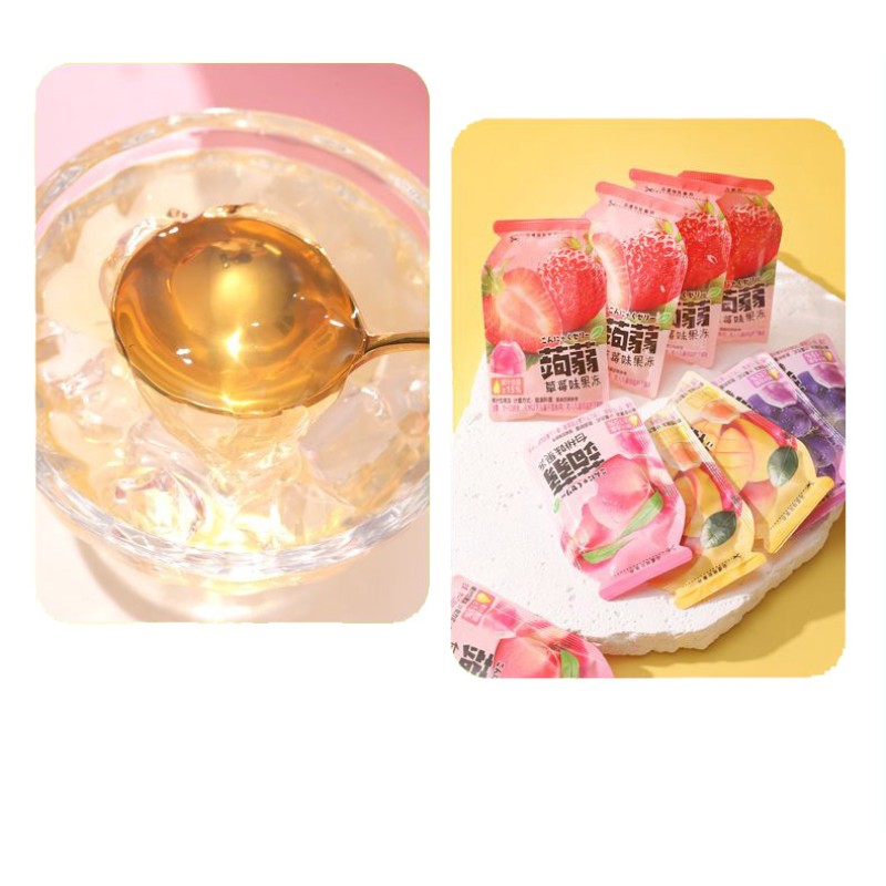 Ready to Eat Konjac Jelly Customized Flavor Natural Diet Weight Control Slimming Konjac Jelly
