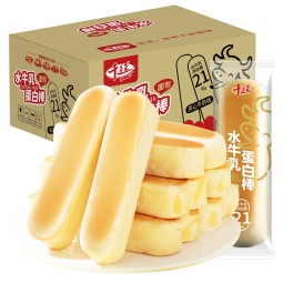 New Arrival Water Buffalo Milk Protein Bar Cake Stick Bread Soft Cake Pastry Stuffed Cake in Bulk Box